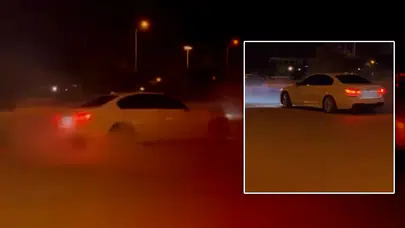 Gaziantep’te drift atan sürücüye 46 bin 392 TL ceza uygulandı!