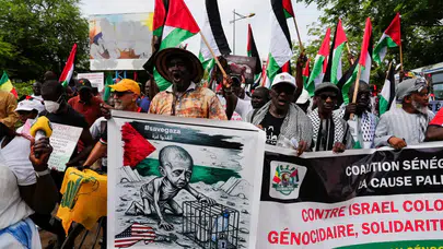 Kenya’da Filistin için dayanışma gösterisi