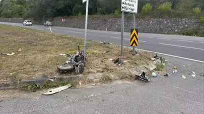 Sakarya'da otomobilin çarptığı elektrikli bisikletin sürücüsü öldü