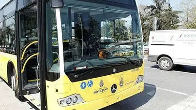 Beykoz’da İETT otobüsünden yükselen yoğun duman trafiği felç etti!