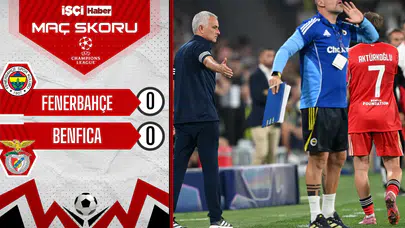 Fenerbahçe-Benfica maçından gol sesi çıkmadı!