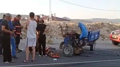 Malatya'da otomobil ile çapa motoru çarpıştı: 4 yaralı