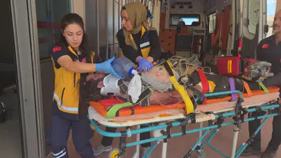 Bursa'da cami inşaatında feci kaza!