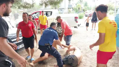 Samsun Atakum Sahili'nde kurtarma operasyonu sonrası kavga çıktı