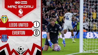 Leeds United, Everton'ı tek golle mağlup etti