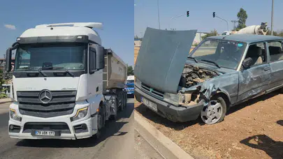 Hatay'da tır ve Tofaş çarpıştı: 2 kişi yaralandı!