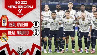 Real Madrid, Real Oviedo deplasmanında 3 golle kazandı!