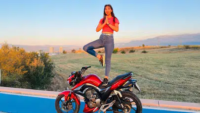 Denizli'de acı kaza! Motosiklet tutkunu genç kız yaşamını yitirdi