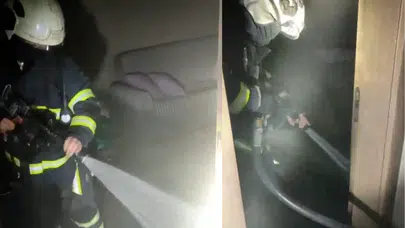 Batman'da ev yangını: 1 kişi dumandan etkilendi!