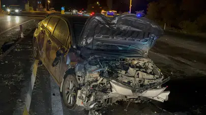 Afyonkarahisar'da feci kaza! İki otomobil çarpıştı: 1 ölü, 2 yaralı