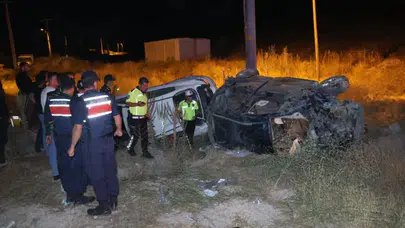 Nevşehir'de takla atan otomobiller şarampole uçtu: 5 yaralı