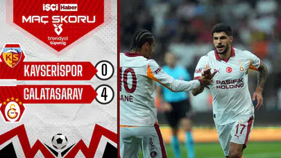 Galatasaray, Kayserispor deplasmanında farklı kazandı!
