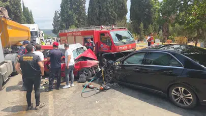 Bursa İznik-Orhangazi yolunda trafik kazası