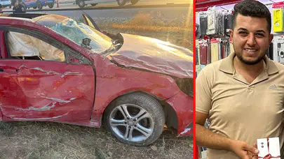 Antalya'da otomobil takla attı: 1 ölü, 1 yaralı!