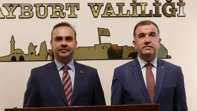 Bakan Kacır açıkladı Bayburt'a milyonluk yatırım