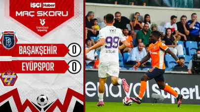 Başakşehir-Eyüpspor maçında gol sesi çıkmadı