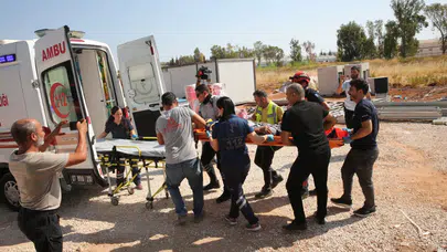 Antalya'da işçi, su kuyusuna düştü!