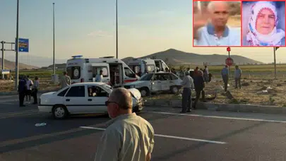 Kayseri'de iki otomobil çarpıştı: 2 ölü, 6 yaralı