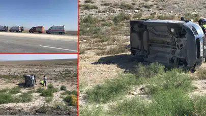 Konya'da feci kaza: 5 kişi yaralandı!