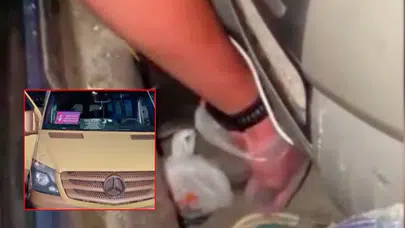 Esenyurt'ta bir minibüsün vites kutusunda uyuşturucu ele geçirildi!