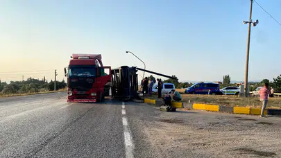 Manisa’da zincirleme trafik kazası: 2 kişi yaralandı