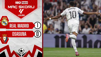 Real Madrid, Osasuna'yı tek golle geçti!
