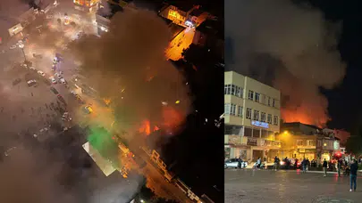 Kütahya'da iş yeri yangını!