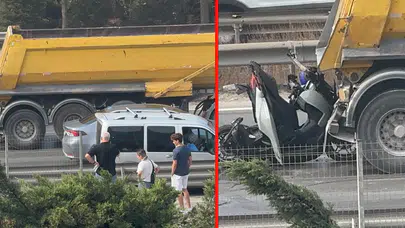 Kocaeli'de feci motosiklet kazası!