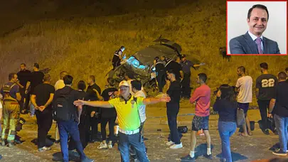 Ankara'da otomobil takla attı: 1 ölü, 1 yaralı