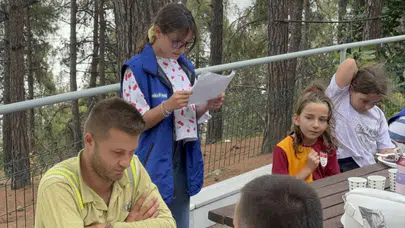 Tekirdağ'da öğrencilerden orman işçilerine duygulandıran ziyaret: Yazdıkları mektupları okudular
