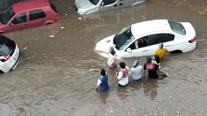 Denizli'de yolcular ölümden döndü