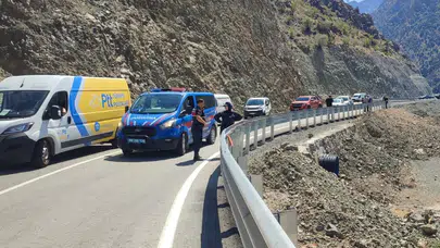 Artvin Yusufeli'de heyelan meydana geldi!