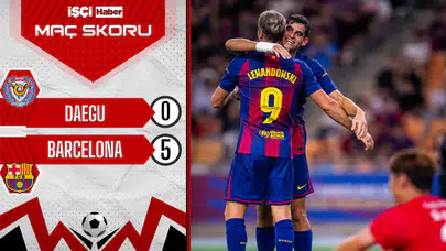 Barcelona, Daegu'yu 5 golle mağlup etti