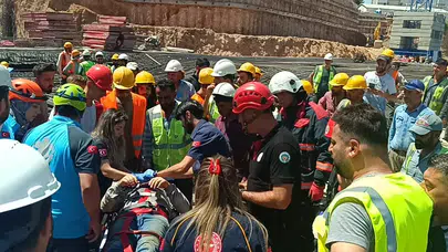 Malatya’da inşaat şantiyesinde kaza: Bir işçi yaralandı