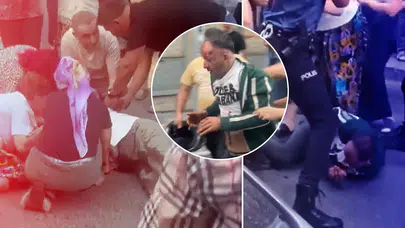 Bağcılar’da sokak ortasında kadına şiddet!