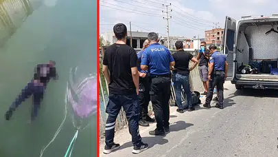 Adana'da sulama kanalında erkek cesedi bulundu!