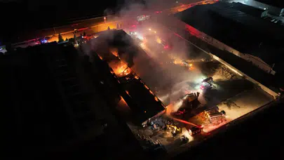 Çorum OSB'de yangın: Ekiplerin müdahalesi sürüyor