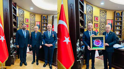 MHP lideri Bahçeli, şehit ve gazi yakınları ile bir arada!