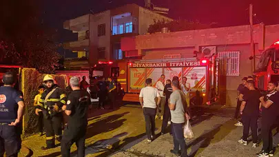Diyarbakır’da apartman yangını: 4 kişi yaralandı