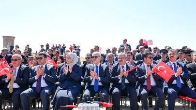 Kurtulmuş Mustafa Kemal Anıtı'ndaki törene katıldı