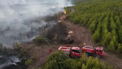 Osmaniye'de yangınla mücadele: 1 işçi şehit oldu, 4 işçi yaralandı