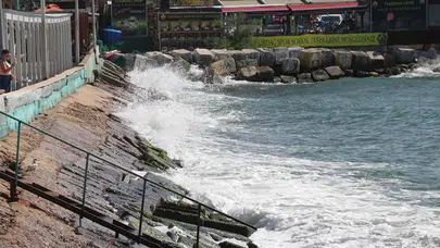 Tekirdağ’da poyraz deniz ulaşımını aksattı