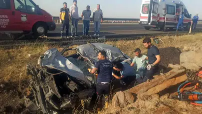Şanlıurfa'da otomobil devrildi: 2 ölü, 3 yaralı!