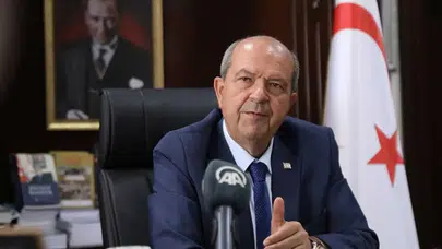 KKTC Cumhurbaşkanı Ersin Tatar'dan açıklama: Kıbrıs'ta iki devletli çözümden yanayız