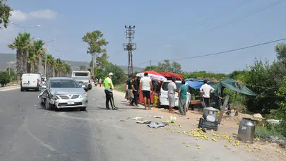 Mersin Silifke'de park halindeki araca çarpan sürücü olay yerinden kaçtı