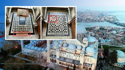 Süleymaniye Camii'nin mozaikleri çalındı!