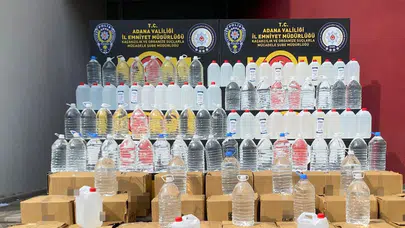 Adana’da kaçakçılık operasyonu: 2 ton etil alkol ele geçirildi!