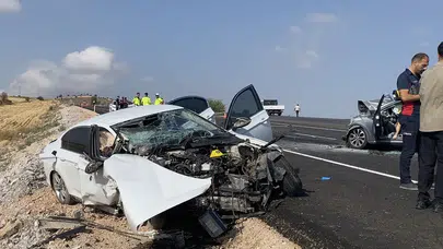 Tokat'ta korkunç kaza! İki otomobil kafa kafaya çarpıştı: 4 ölü, 2 yaralı