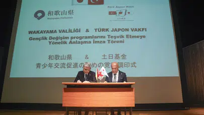 Türk Japon Vakfı ile Wakayama Valiliği arasında Afet İşbirliği Anlaşması imzalandı