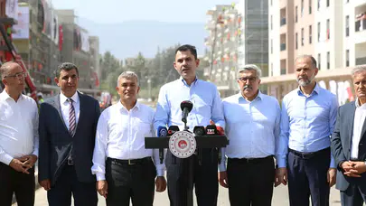 Bakan Murat Kurum'dan Hatay'da kritik açıklama: Hatay yeniden doğuşun şehri oldu!